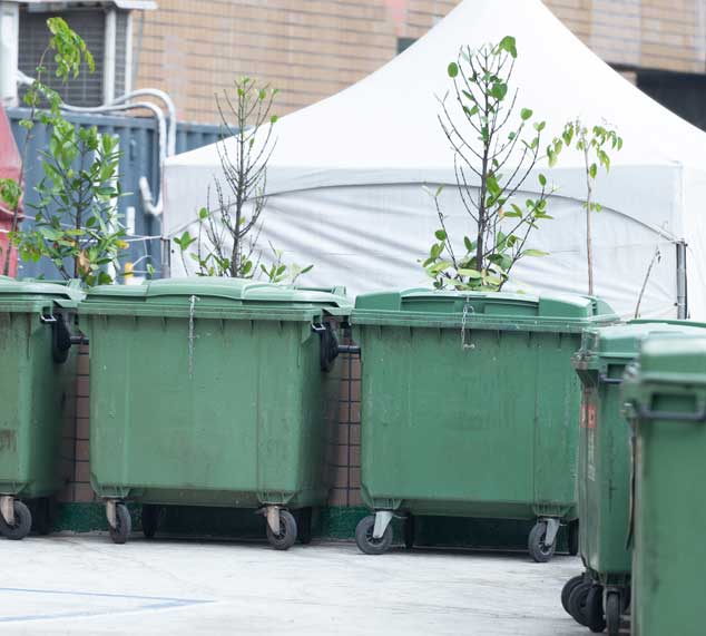 Dumpster Pad Cleaning